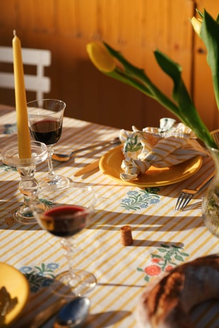 Nappe Rose - Jaune