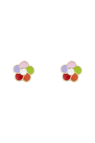 Brincos Marguerite multicolore Ouro amarelo