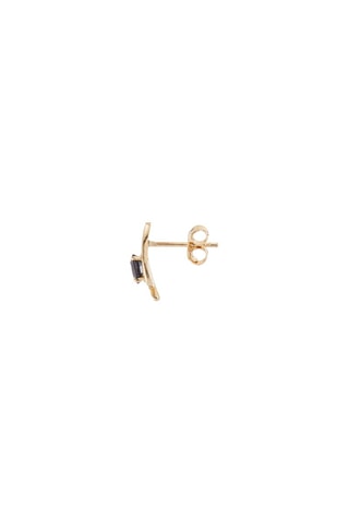 Brincos Marquesa dourados Safira Ouro amarelo, ouro branco e safiras