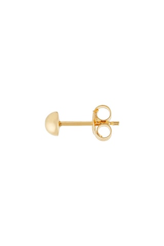Brincos Meia-bola - Ouro amarelo