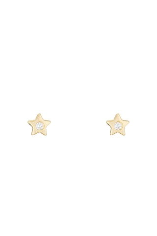 Brincos Estrela - Ouro amarelo