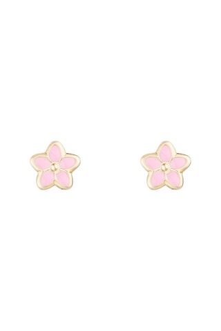 Brincos Flores Bonitas - Ouro amarelo