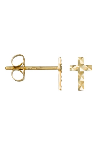 Brincos Faith - Ouro amarelo