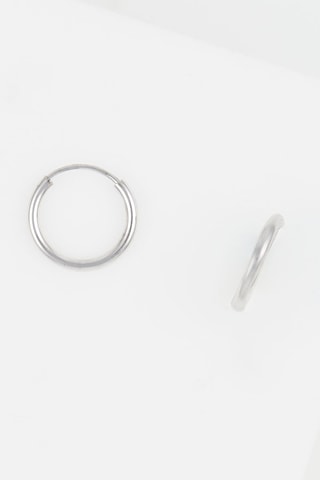 Argolas Simplicidade - 
Ouro branco