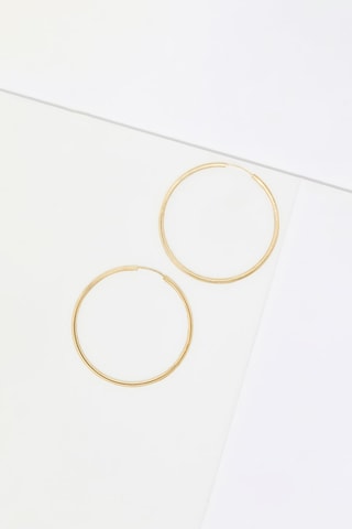 Argolas Elegance - Ouro amarelo