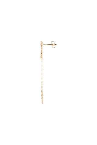 Brincos Rosas Pendentes Ouro amarelo