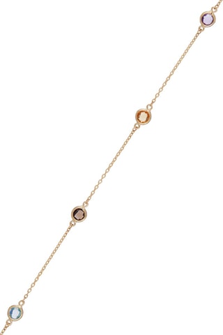 Pulseira Petites Pépites- Ouro amarelo, citrinos, topázio e quartzo