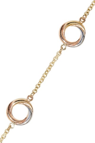 Pulseira Croisade Ouro branco e amarelo