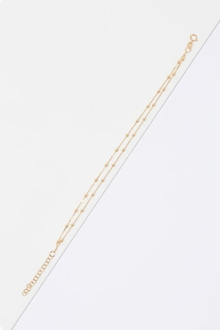 Bracelete de bolas em ouro - 
Ouro amarelo
