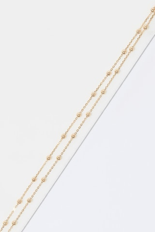 Bracelete de bolas em ouro - 
Ouro amarelo
