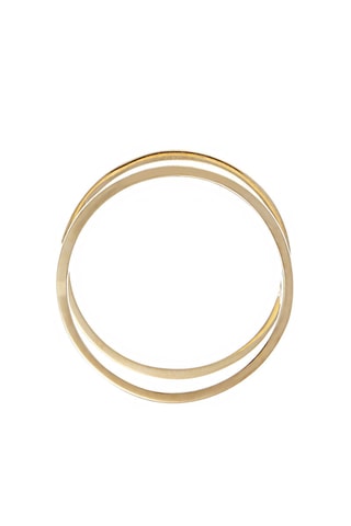 Anel Jolie Cage Dourada - Ouro amarelo