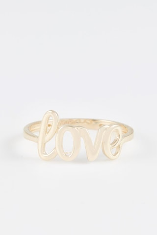 Anel Love Ouro amarelo