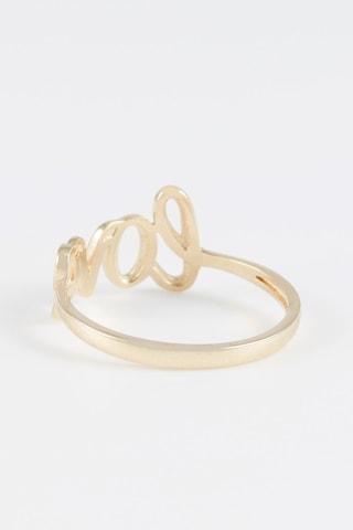 Anel Love Ouro amarelo