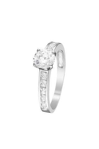 Anel Brillant Ouro branco