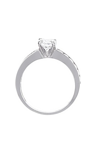 Anel Brillant Ouro branco