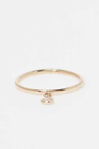 Anel Pierrette - Ouro amarelo