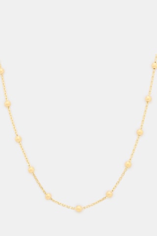 Colar Corrente com bolas - Ouro amarelo