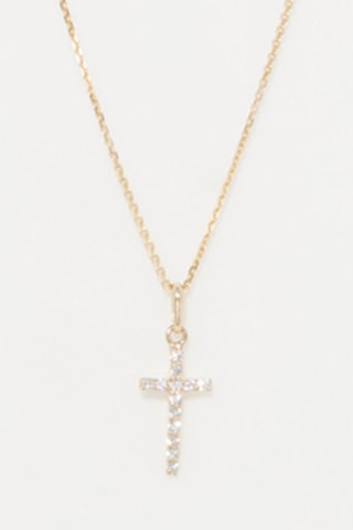 Pendente Cruz Promise - Ouro amarelo