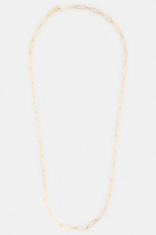 Colar Paperclip - Ouro amarelo