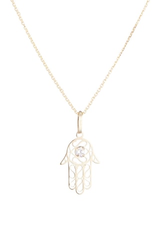 Pendente Main de Fatma Ouro amarelo