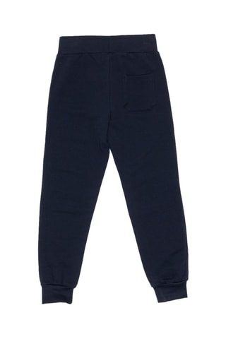 Conjunto sweat com capuz e calças de treino - Azul e verde