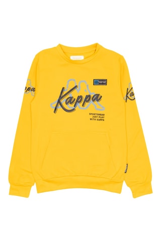 Conjunto sweat e calças de treino - Preto e amarelo