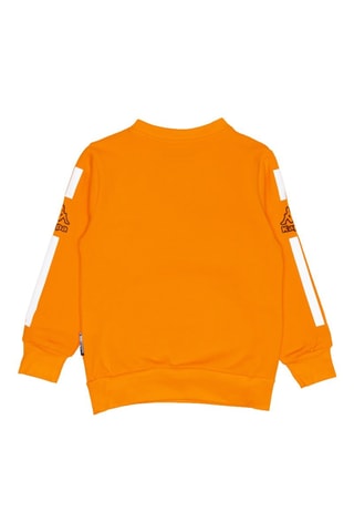Conjunto sweat e calças de treino - Azul e laranja