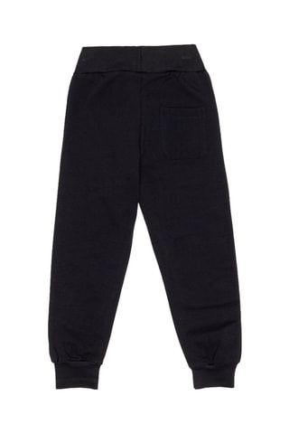 Conjunto sweat com capuz e calças de treino - Preto e laranja
