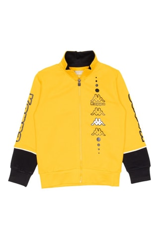 Conjunto casaco e calças de treino - Preto e amarelo