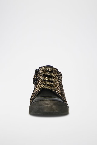 Botins de couro Dord - Preto e dourado