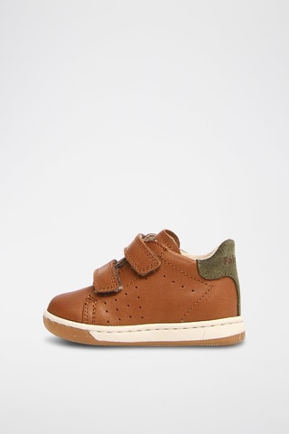 Sapatilhas em couro - Camel