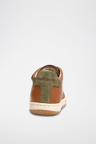 Sapatilhas em couro - Camel