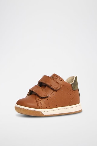 Sapatilhas em couro - Camel