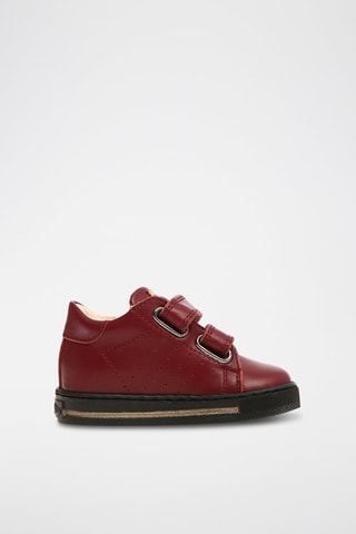 Boots em couro de vitelo Venus - Dourado e vermelho