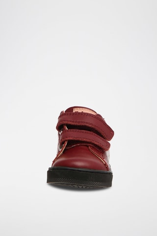 Boots em couro de vitelo Venus - Dourado e vermelho