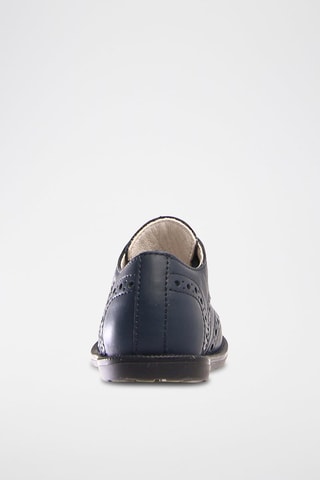 Derbies em couro de vitelo - Azul-marinho