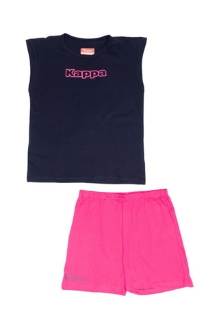 T-shirts e calções - Azul e rosa