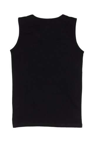 Camisola de alças - Preto e laranja