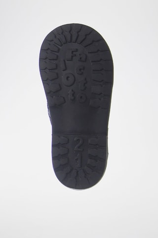 Boots em couro de napa Winter Wood - Preto