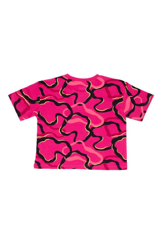 T-shirt - Branco, preto e rosa