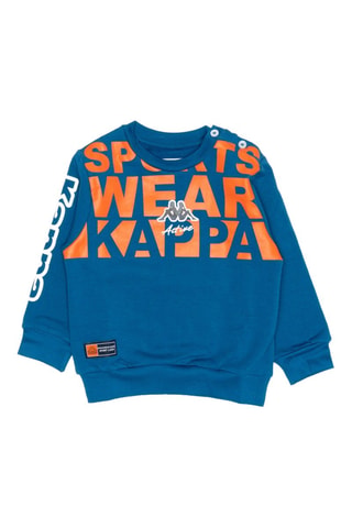 Conjunto sweat e calças de treino - Preto e azul