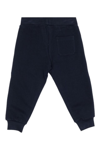 Conjunto sweat com capuz e calças de treino - Branco e preto