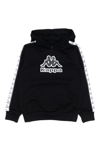 Sweat com capuz - Branco e preto