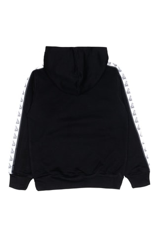 Sweat com capuz - Branco e preto