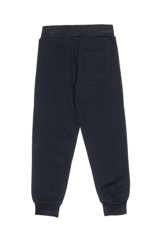 Conjunto sweat com capuz e calças de treino - Preto e laranja