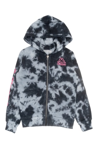 Sweat com capuz - Branco e preto