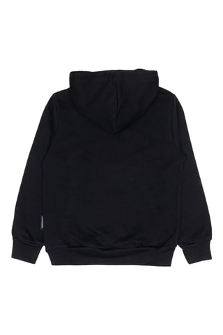 Sweat com capuz - Branco, preto e laranja