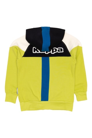 Conjunto sweat com capuz e calças de treino - Preto e verde