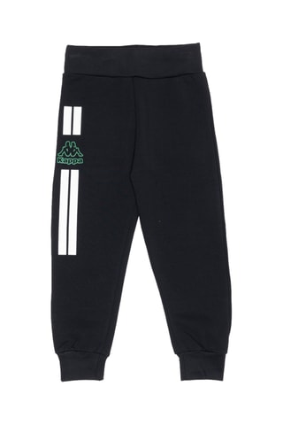 Conjunto sweat com capuz e calças de treino - Preto e verde