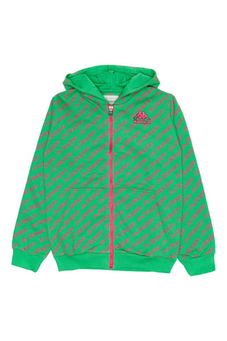 Sweat com capuz - Verde